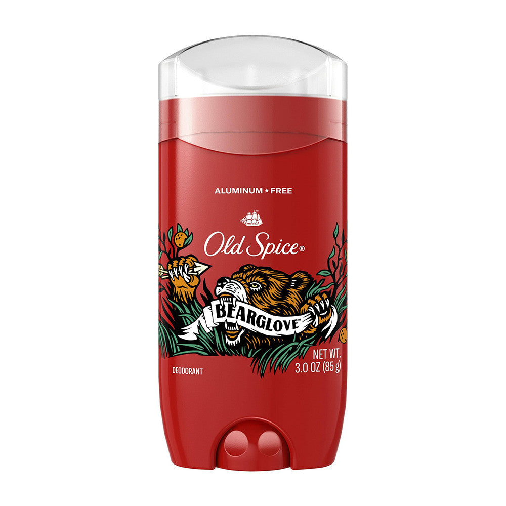 Old Spice Aluminum Free Deodorant Solid Bearglove, 3 Oz